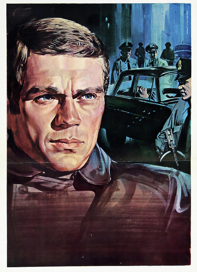 Steve Mcqueen Painting - The Blob, 1958, movie poster painting by Mario Piovano by Movie World Posters