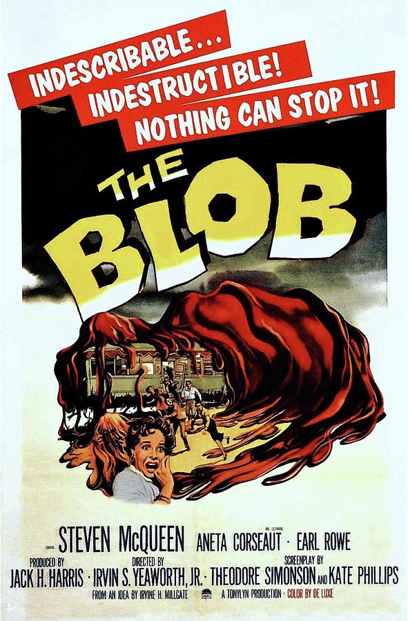 The Blob  Photograph by Movie Poster Prints