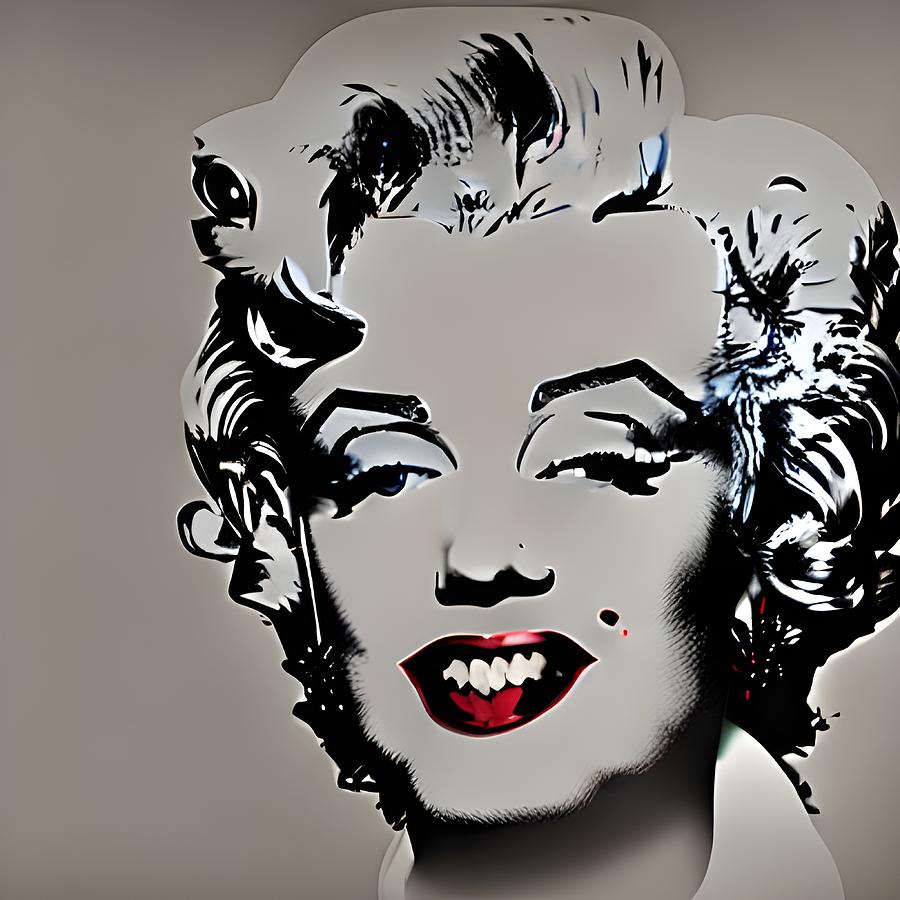 The Blonde Bombshell Digital Art by Beverly Read