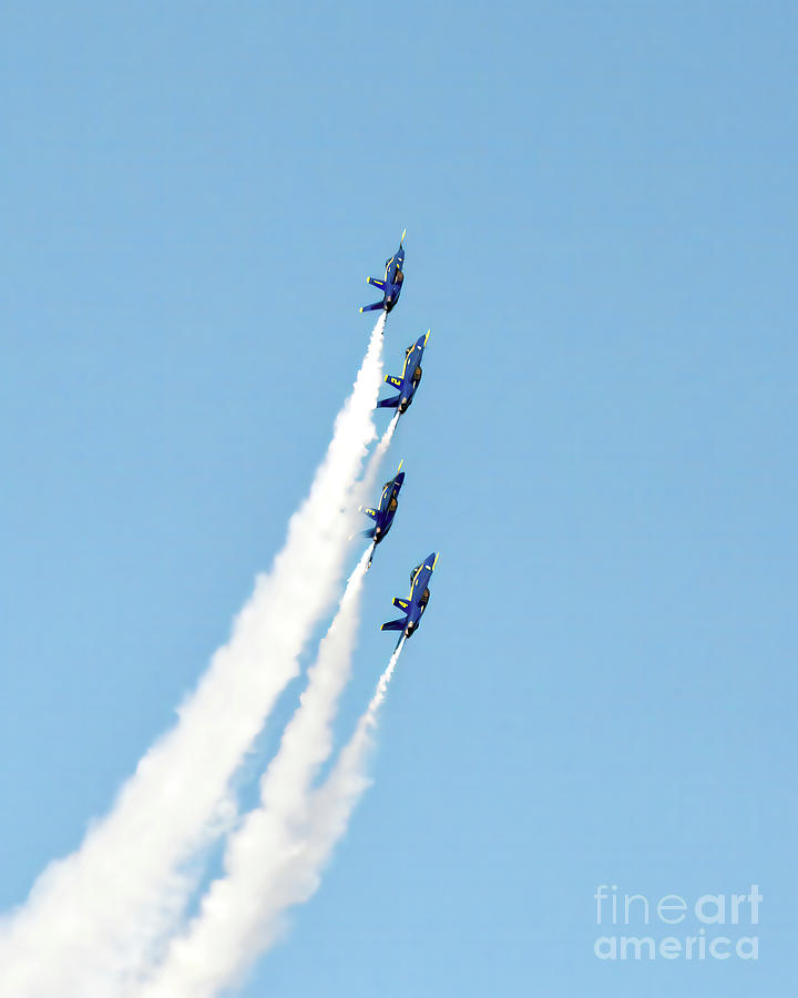 The Blue Angels 2022 - F18 Super Hornets Photograph by Scott Cameron