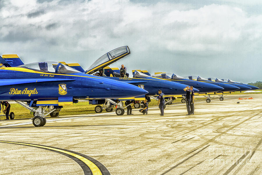 The Blue Angles Photograph by Jo Ann Gregg