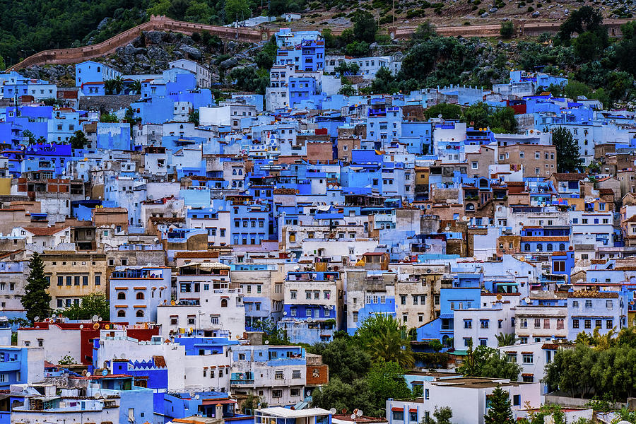 The Blue City Photograph by Arj Munoz