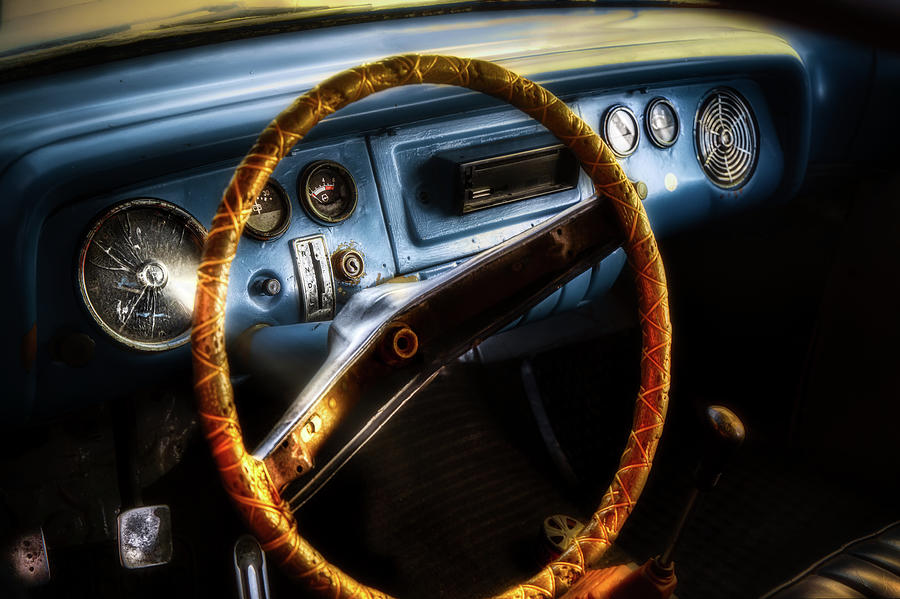 The Blue Dashboard Photograph by Micah Offman