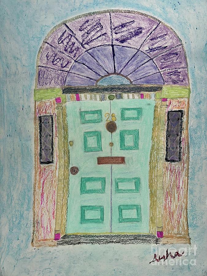 The Blue Door Pastel by Aisha Isabelle