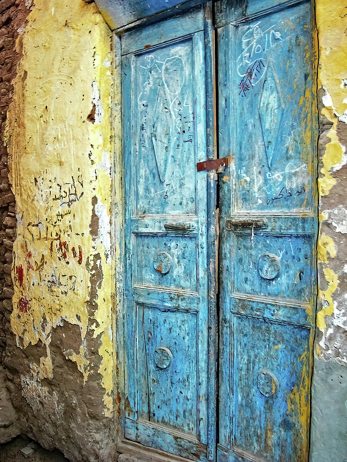 The Blue Doors Nubian Village I Photograph by Debbie Oppermann