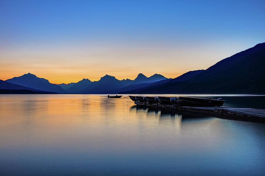 The Blue Hour - Glacier National Park Photograph by Adam Mateo Fierro The Blue Hour - Glacier National Park Photograph by Adam Mateo Fierro