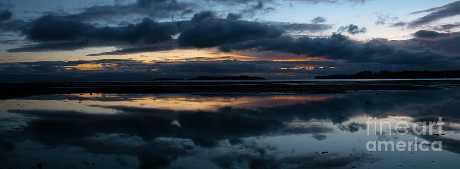 Sunset Photograph - The Blue Hour Vancouver Island by Bob Christopher