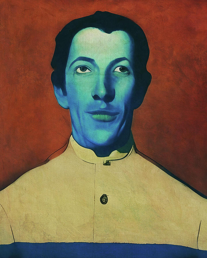 The blue man Digital Art by Jan Keteleer