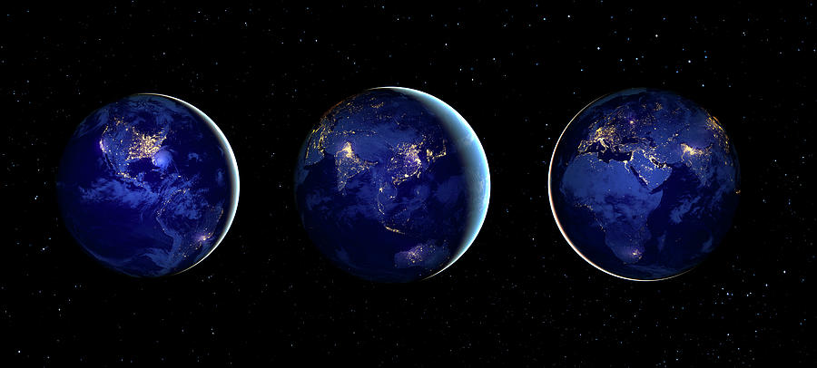 The Blue Marble Photograph by Mark Andrew Thomas