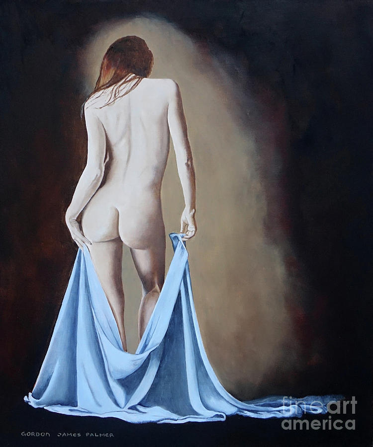 The Blue Robe Painting by Gordon Palmer