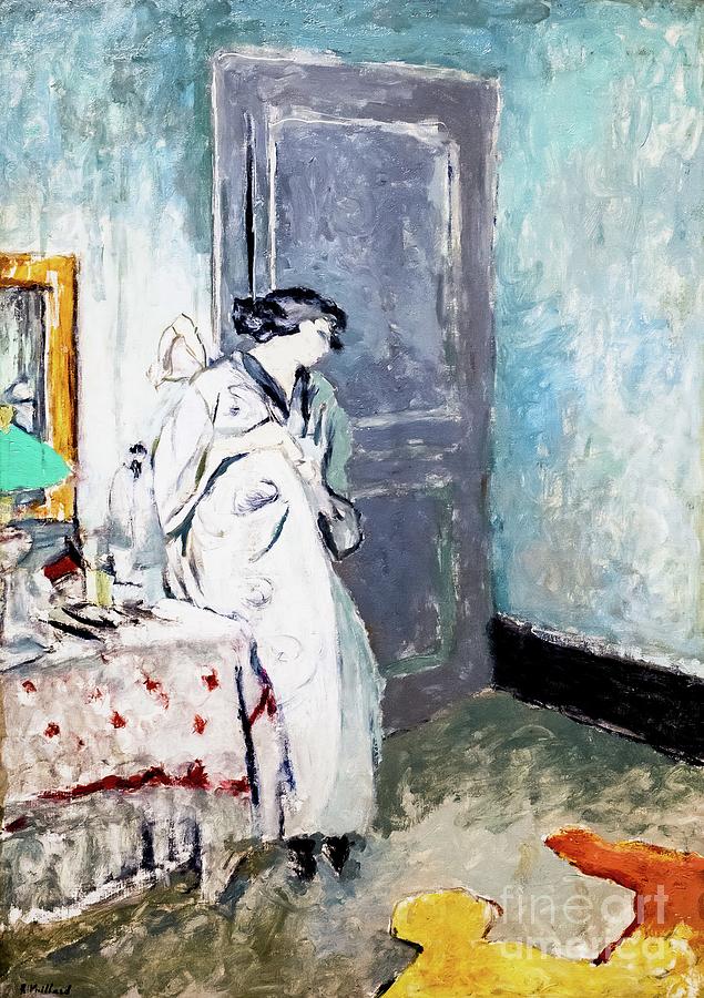 The Blue Room by Edouard Vuillard 1917 Painting by Edouard Vuillard