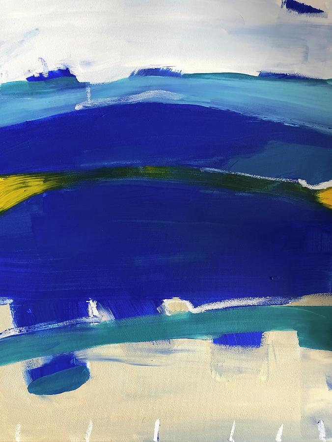 Nature Painting - The Blue View by MC Mintz