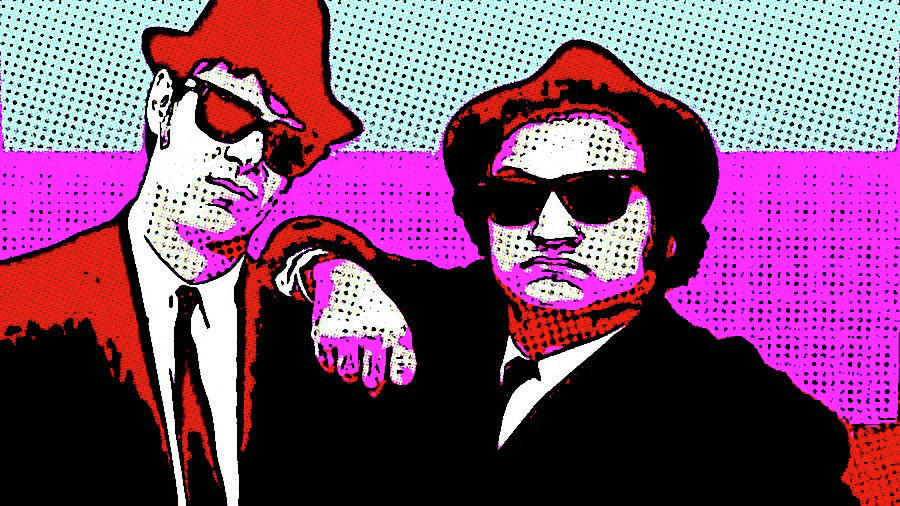 The Blues Brothers Digital Art by Jayime Jean