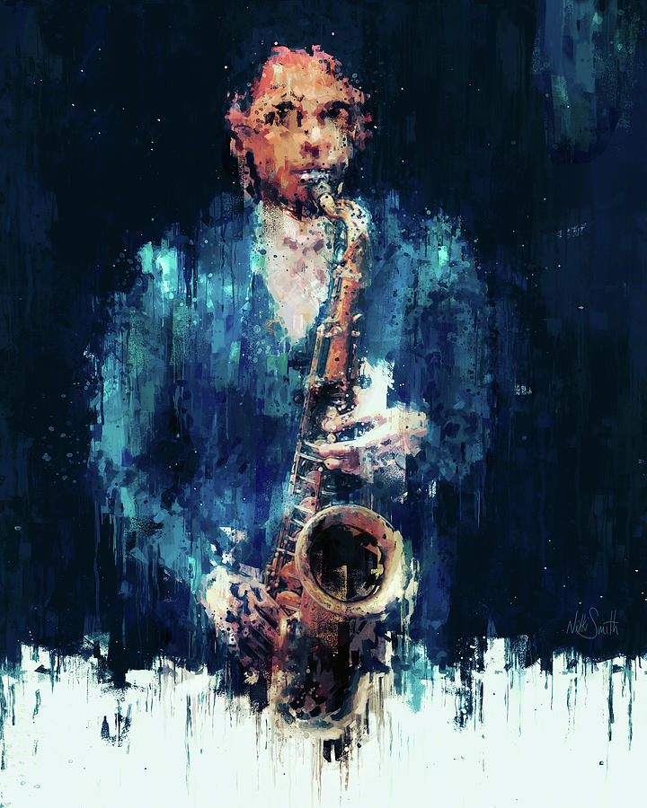 John Coltrane Digital Art - The Blues Echo In My Soul by Nikki Marie Smith