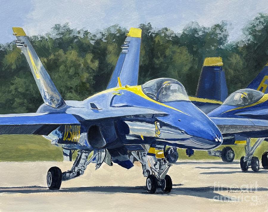 The Blues Painting by Stephen Roberson