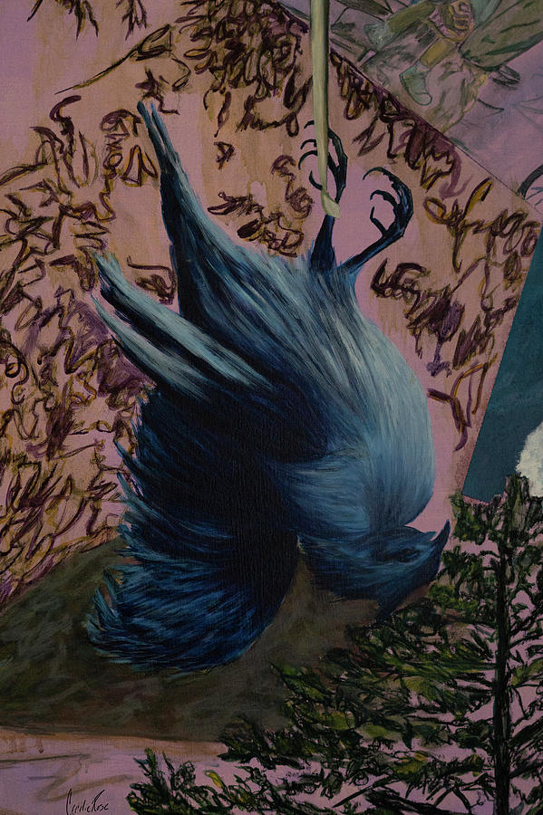 The Bluest Bird Painting by Cecilie Rose