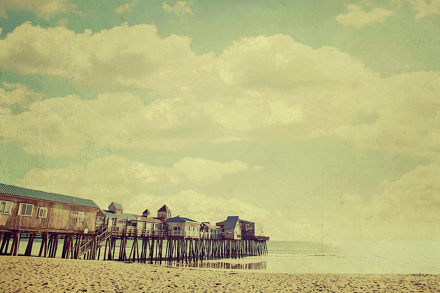 Summer Photograph - The Boardwalk on the Beach by Carrie Ann Grippo-Pike