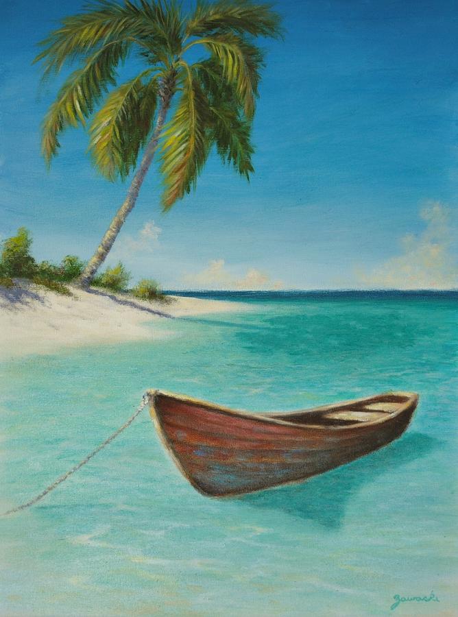 The Boat by Alan Zawacki Painting by Alan Zawacki