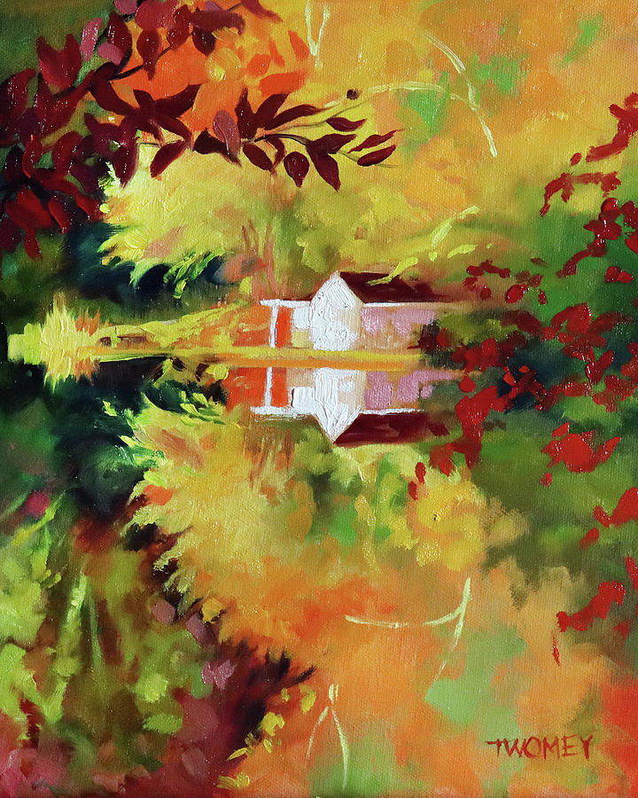 The Boat House Painting by Catherine Twomey
