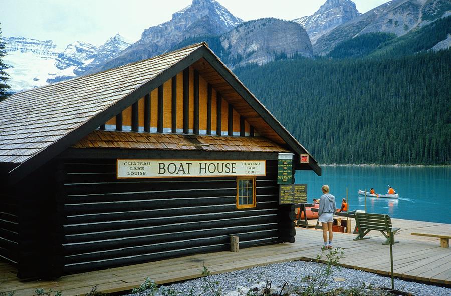 The Boat House Lake Louise Photograph by Gordon James