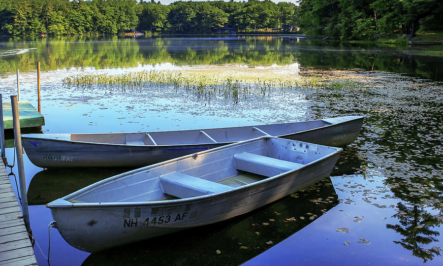 The Boat on French Pond Photograph by Mike Mcquade