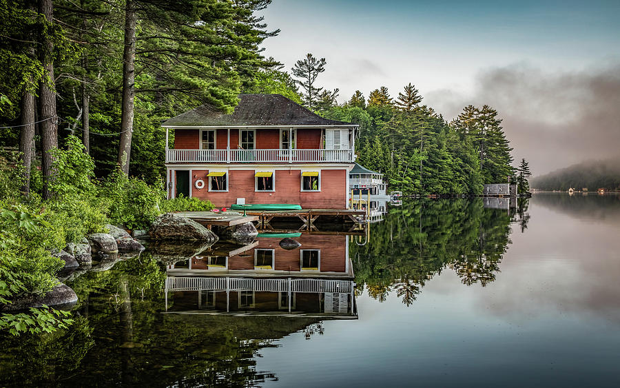 The Boathouse Photograph by Kent O Smith  JR