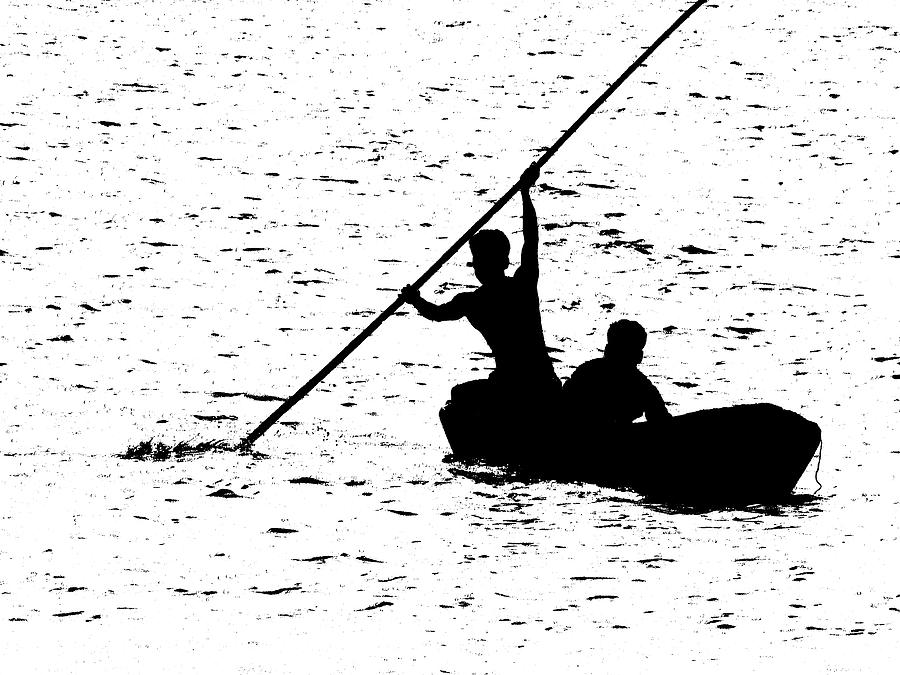 The Boatmen of Gokarna, India Photograph by Randy Getty - Fine Art America