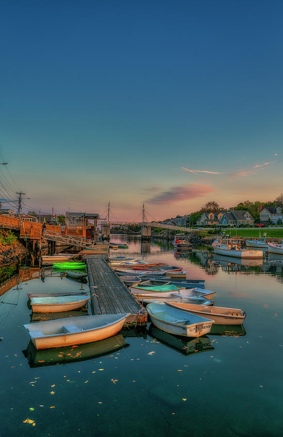 The Boats of Perkins Cove Photograph by Penny Polakoff