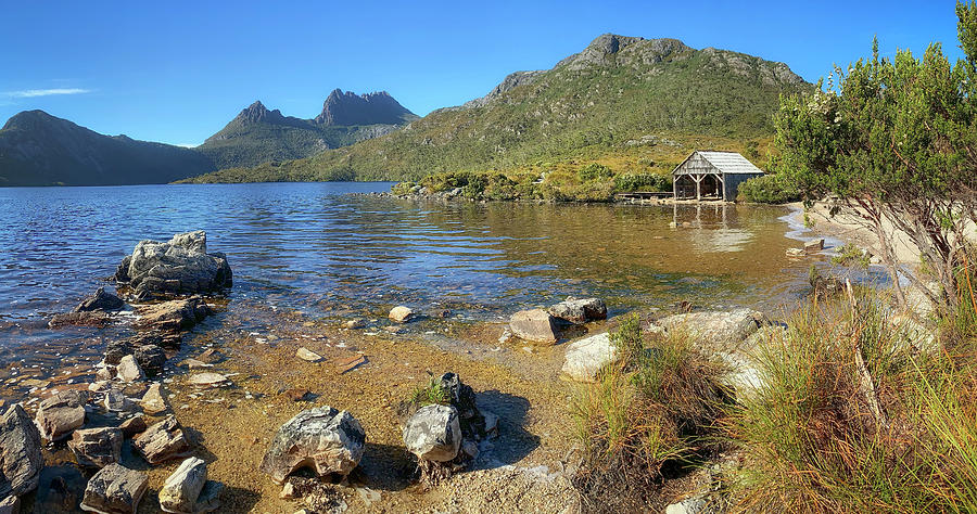 The Boatshed - Dove Lake - Cradle Mountain - Tasmania - Australia Photograph by Tony Crehan