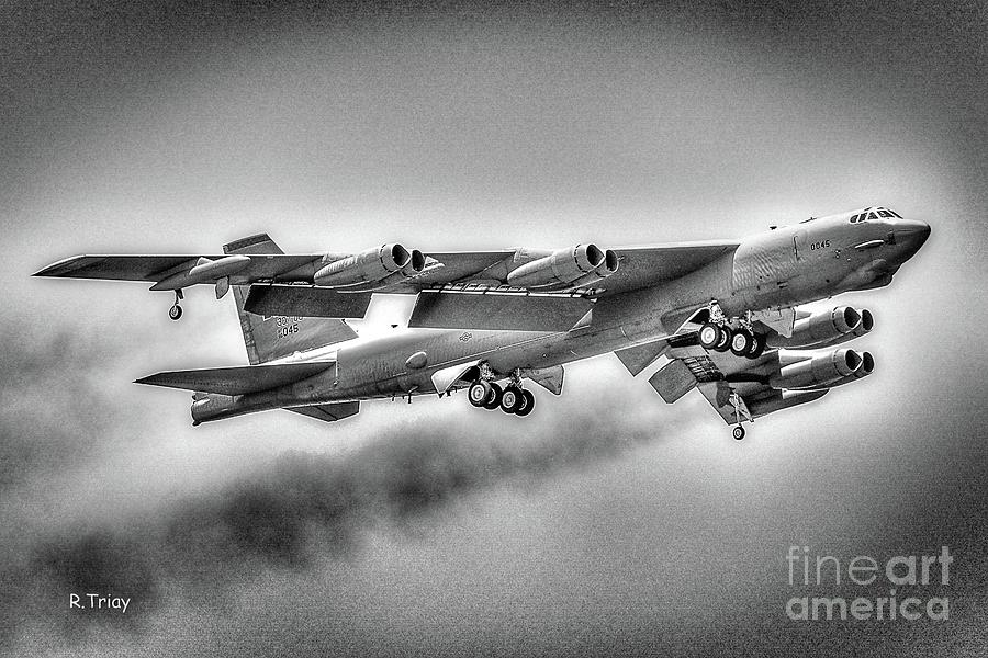 The Boeing B-52 Stratofortress Gear Down Cleared to Land Photograph by Rene Triay FineArt Photos