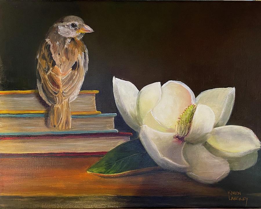 Magnolia Movie Painting - The book peddler  by Karen Langley