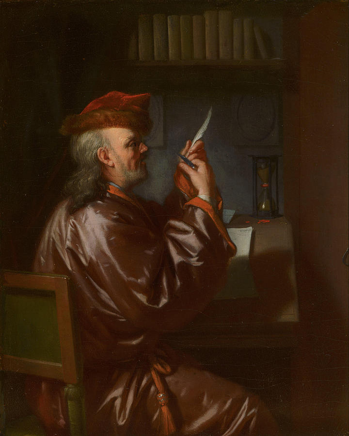 The Bookkeeper Painting by Philip van Dijk - Fine Art America
