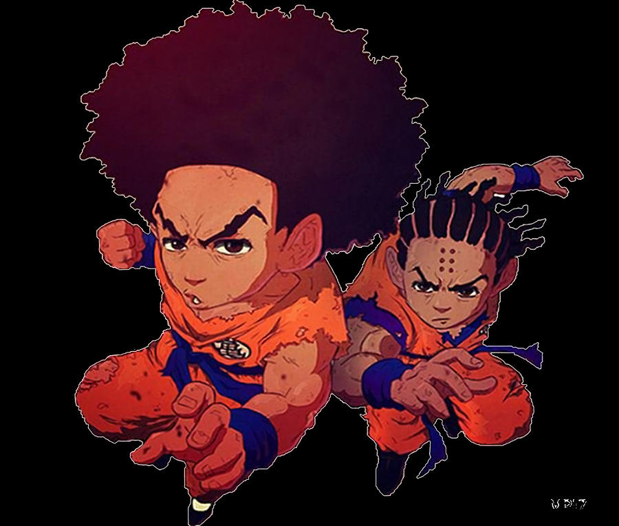 The Boondocks manga Poster nostalgia Painting by Sophia Parker - Pixels