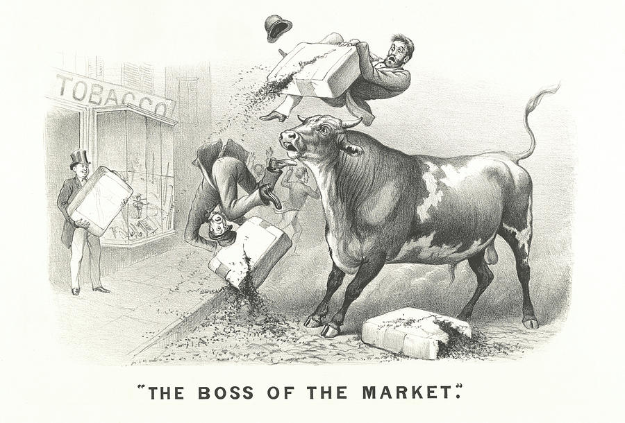 The Boss Of The Market Drawing