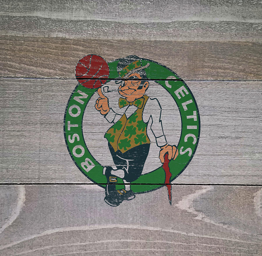 The Boston Celtics  Mixed Media by Brian Reaves