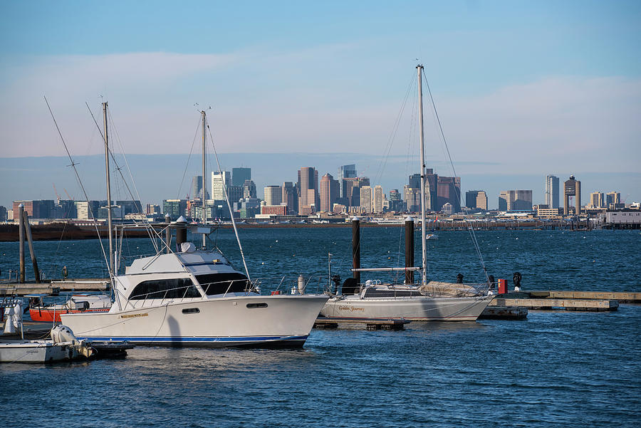 The Boston Skyline From Winthrop Massachusetts Photograph by Toby McGuire