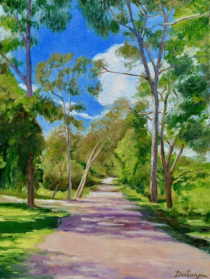 The Boulevard In Springtime Painting by Dai Wynn