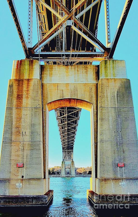 The Bourne Bridge Perspectives Photograph by Lori Lafargue