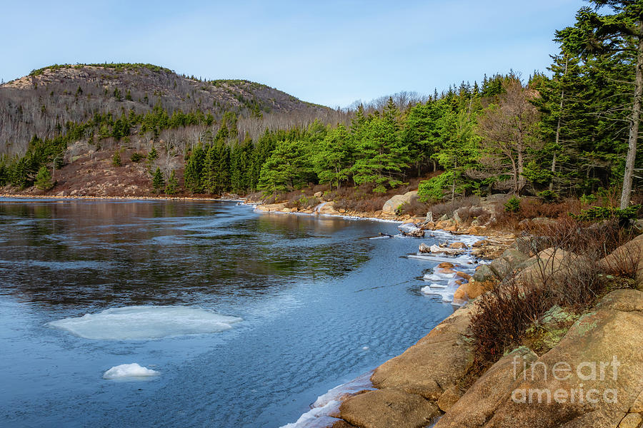 The Bowl Acadia National Park Photograph by Elizabeth Dow