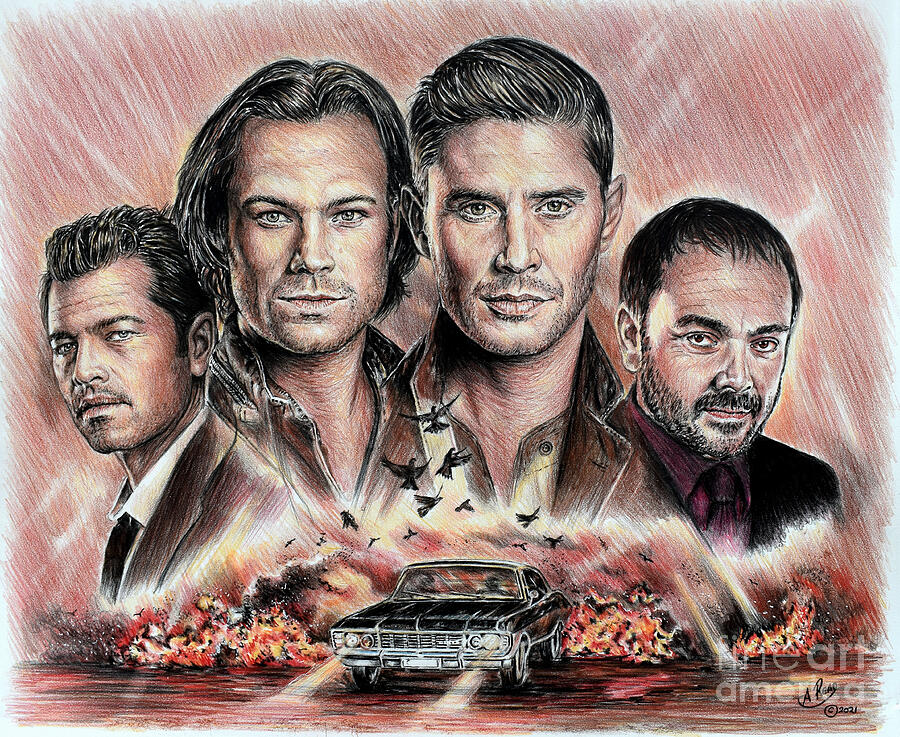 Celebrity Drawing - Wayward son by Andrew Read