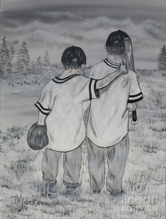 The Boys Painting by Deborah Klubertanz