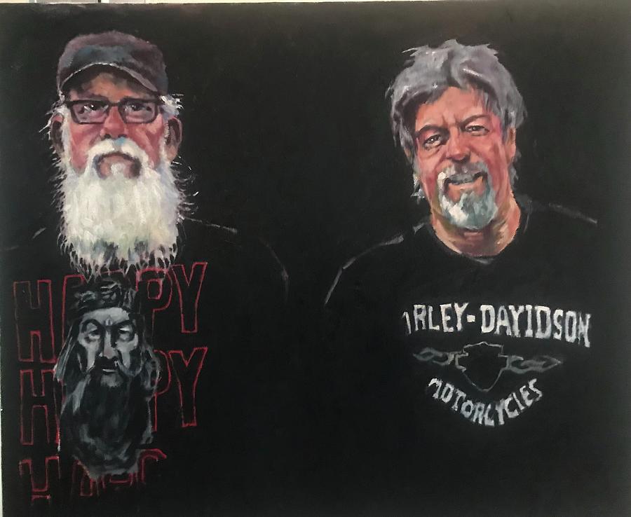 The Boys from Behind Bars Cycles Painting by Kevin McKrell