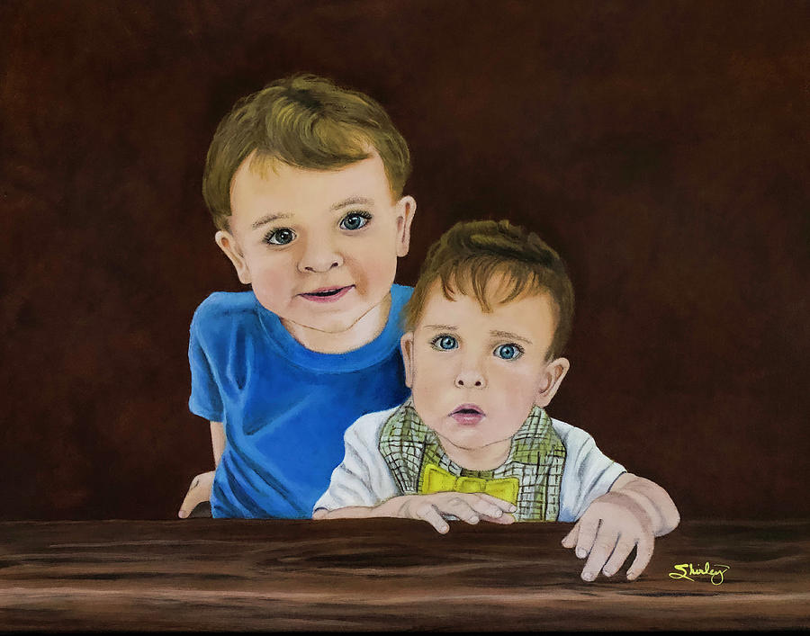 The Boys Painting by Shirley Dutchkowski