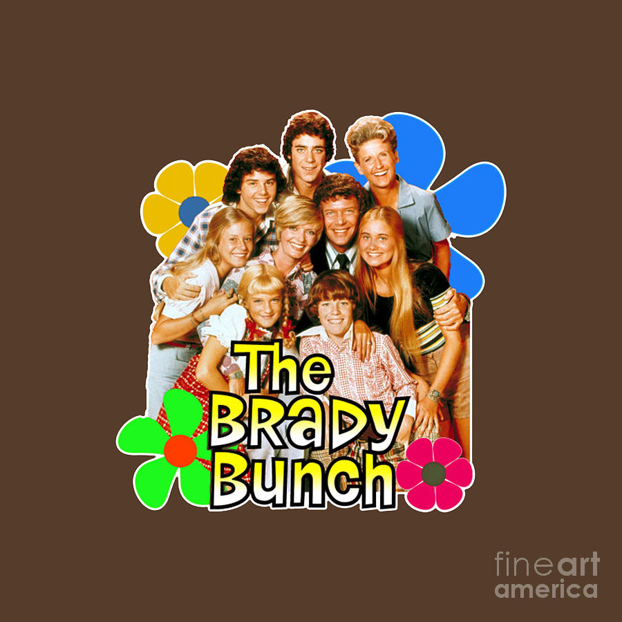 The Brady Bunch Drawing by Makara Saptono | Pixels