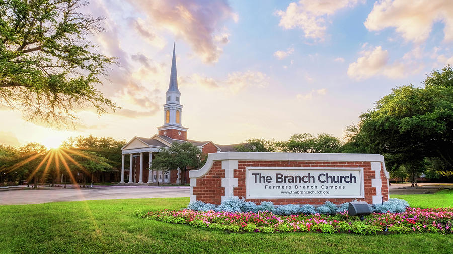 The Branch Church, Farmers Branch, Texas Photograph by Robert Bellomy