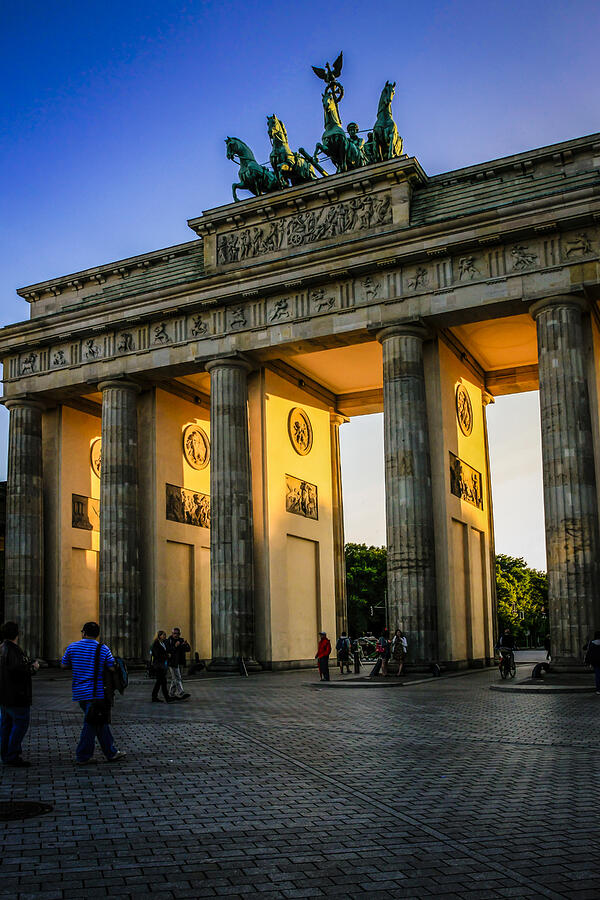 The Brandenburg Gate in Berlin Photograph by Csfotoimages
