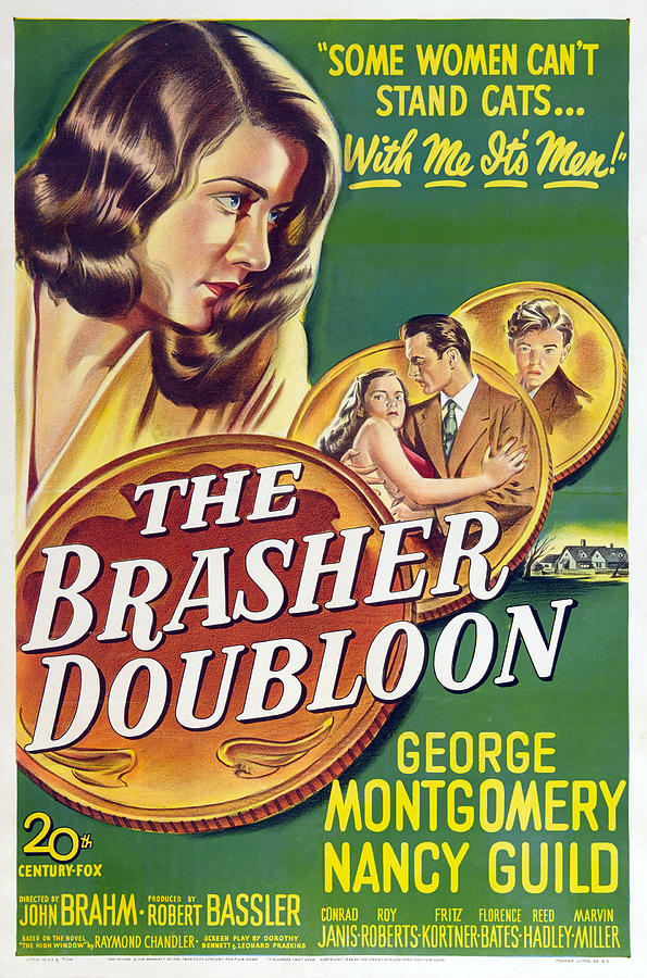 The Brasher Doubloon, 1947 Painting by Movie Posters - Fine Art America