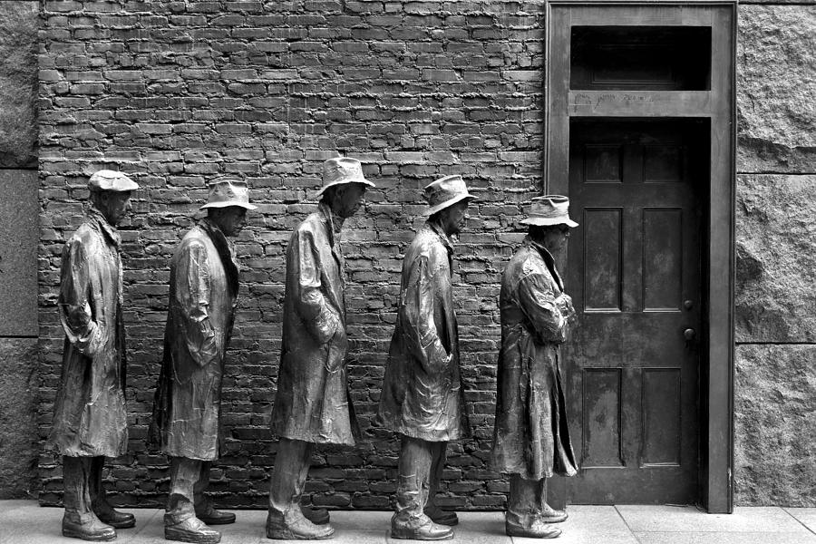 Washington D.c. Photograph - The Bread Line, 1933 by Douglas Taylor