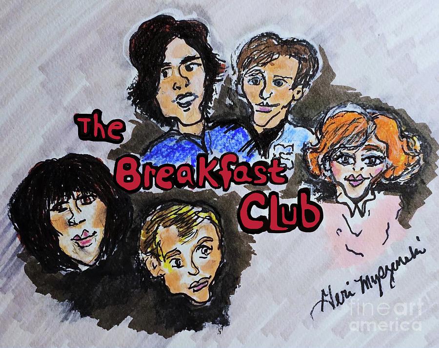 The Breakfast Club Emilio Estevez Paul Gleason Anthony Michael Hall Judd Nelson Molly Ringwald All Mixed Media