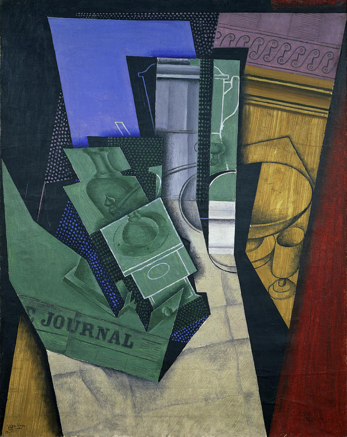 The Breakfast Painting by Juan Gris
